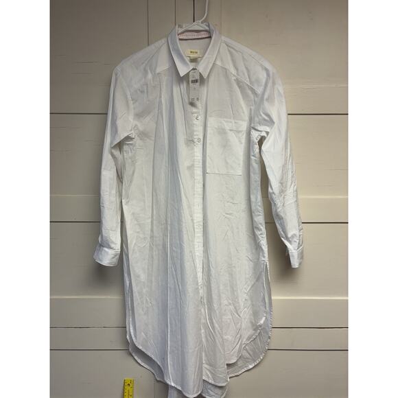 Maeve White Button Down Tunic NWT - Picture 2 of 7